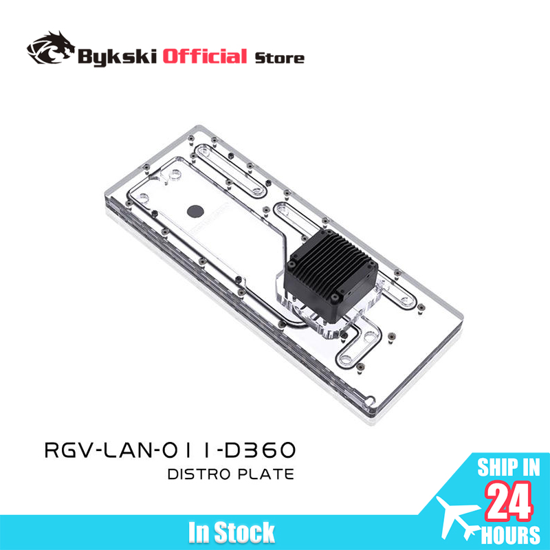 Distro Plate Ddc Pump Combo - BYKSKI Distro Plate Acrylic Board Waterway