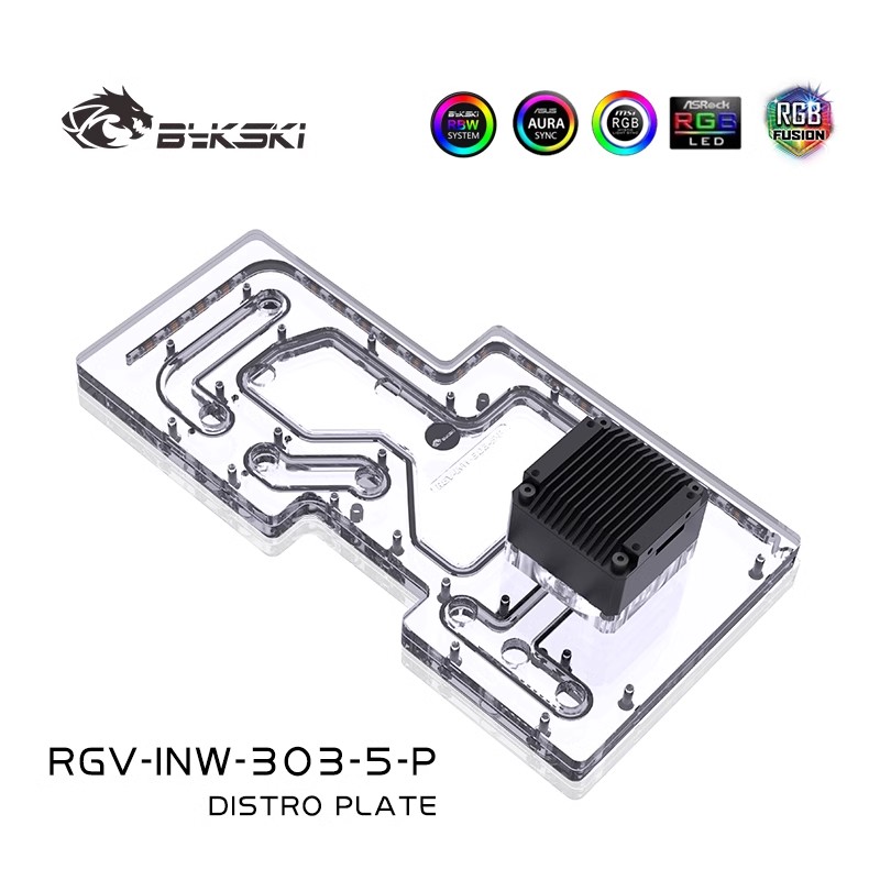 BYKSKI Acrylic Board Water Cha - Distro Plate Ddc Pump Combo review and price