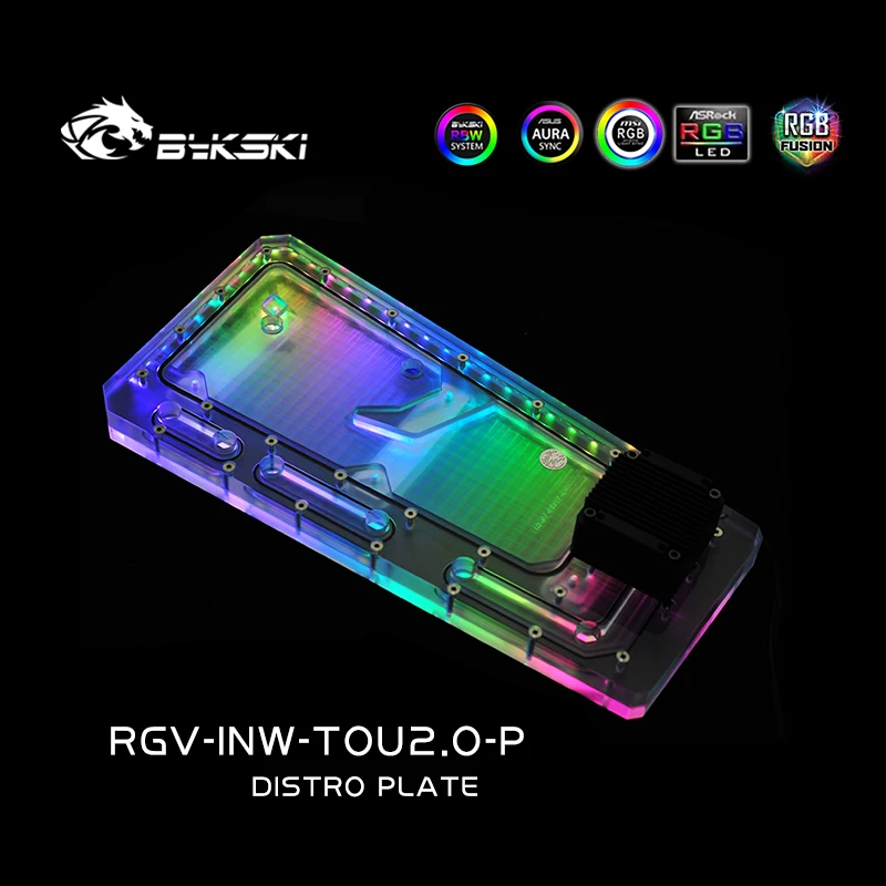 BYKSKI Acrylic Board Water Cha - Distro Plate Ddc Pump Combo review and price