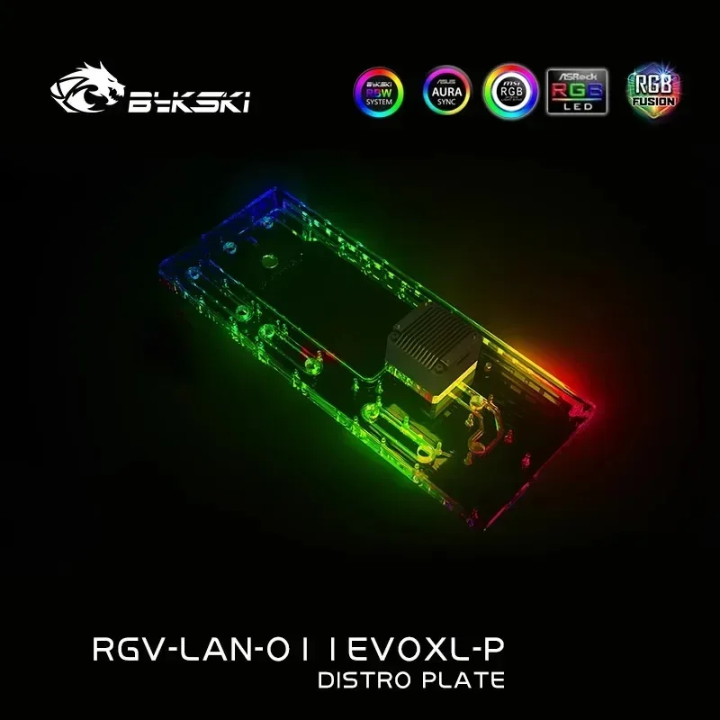 Bykski Acrylic Distro Plate /B - Distro Plate Ddc Pump Combo review and price