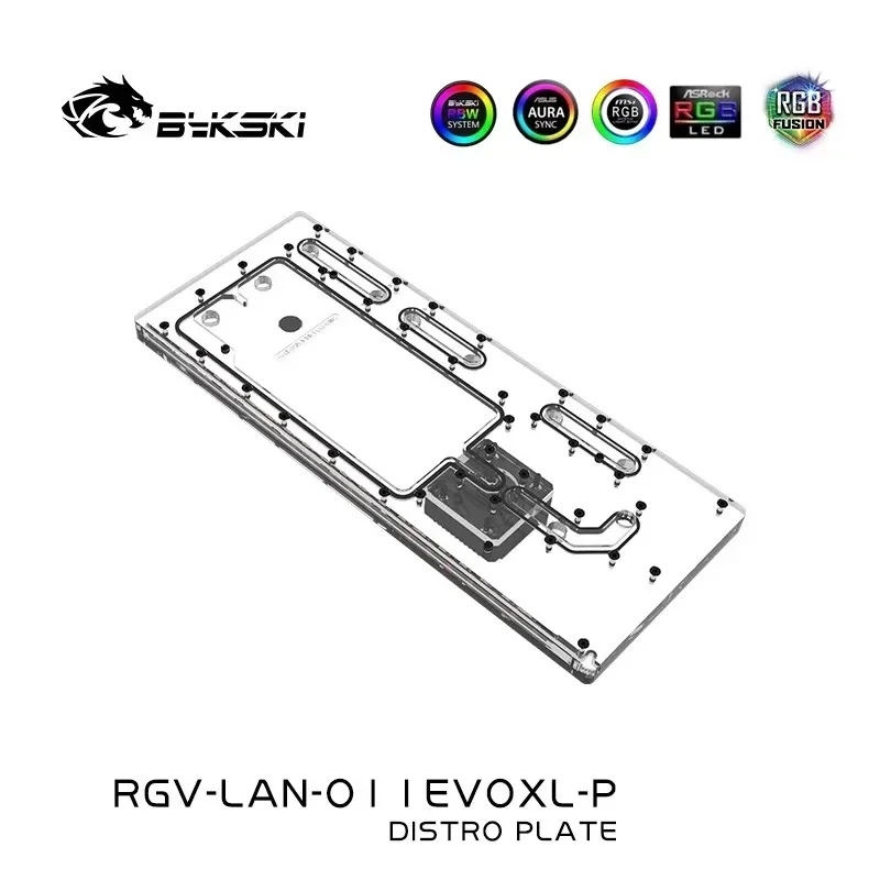 Bykski Acrylic Distro Plate /B - Distro Plate Ddc Pump Combo review and price
