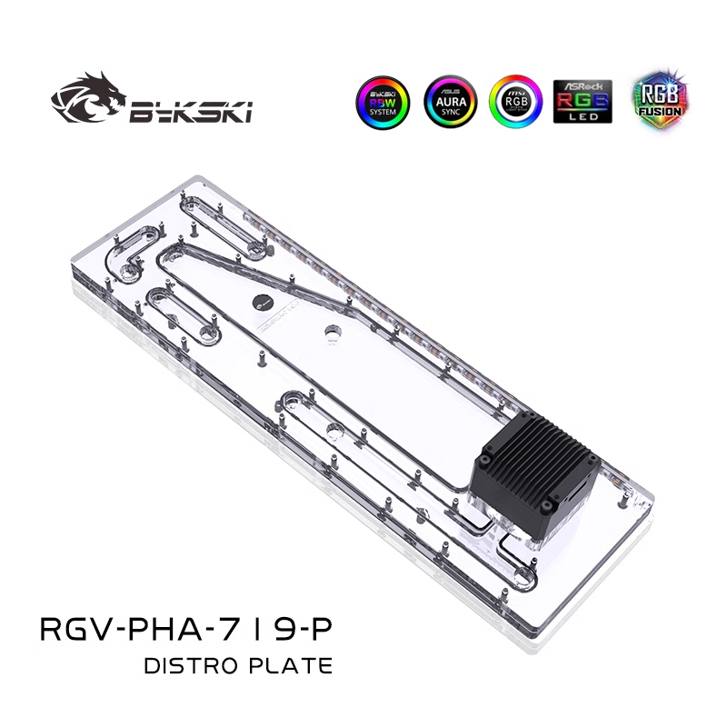 BYKSKI RGV-PHA-719-P Acrylic T - Distro Plate Ddc Pump Combo review and price