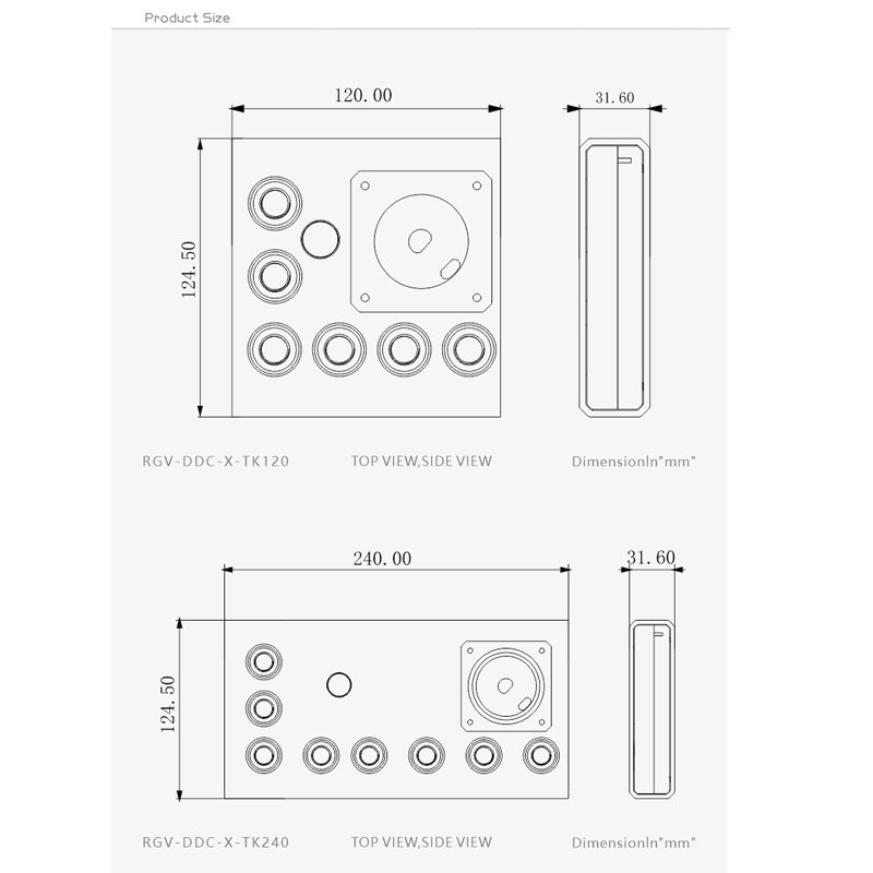 Bykski RGV-DDC-X-TK120/240 / A - Distro Plate Ddc Pump Combo review and price
