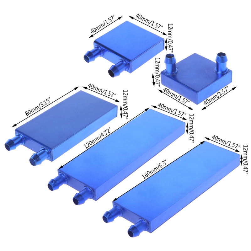 40 80 120 160mm Aluminum Water - Chiller Water Cooling System Pc review and price
