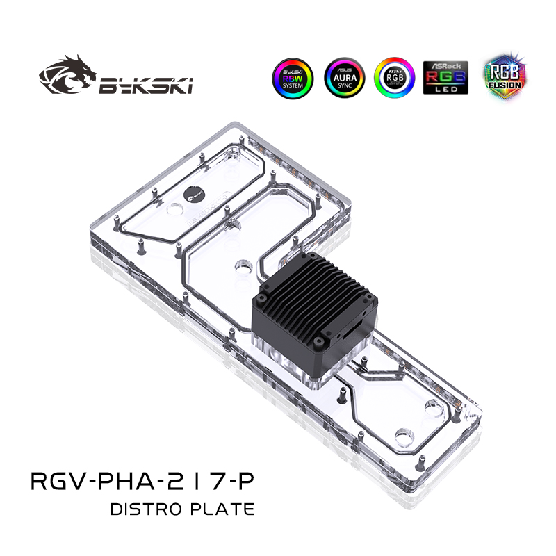 Bykski RGV-PHA-217-P Acrylic D - Distro Plate Ddc Pump Combo review and price